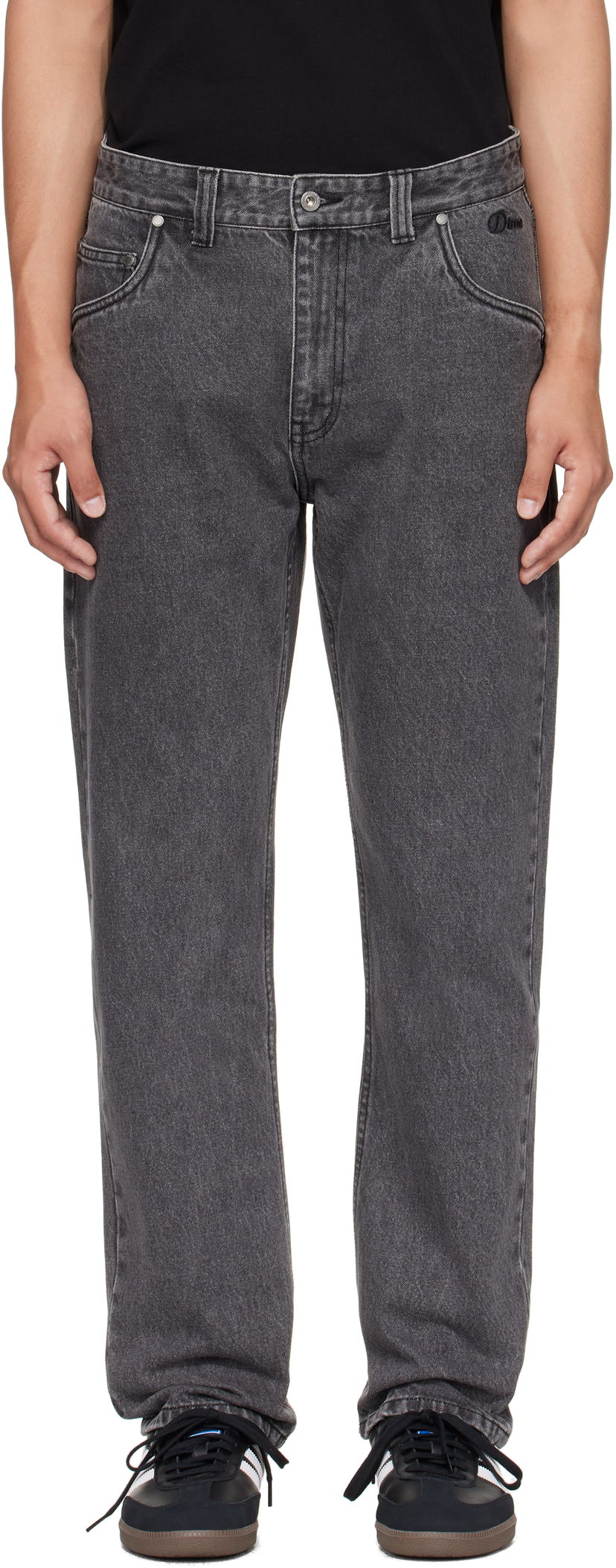 Jeans Dime Dime Straight Jeans Grå | DIMEFA2516BLK