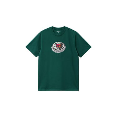 T-shirt Carhartt WIP Bottle Cap T-Shirt Grøn | I033179_1XH_XX, 2