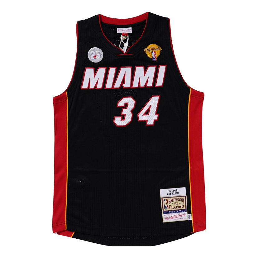 Jersey Mitchell & Ness Authentic Miami Heat Ray Allen 2012-13 Jersey Sort | AJY44943-MHE12RALBLCK