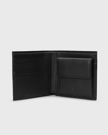 Tegnebog Polo by Ralph Lauren Polo Ralph Lauren Leather Billfold Wallet Sort | 405963229001, 2