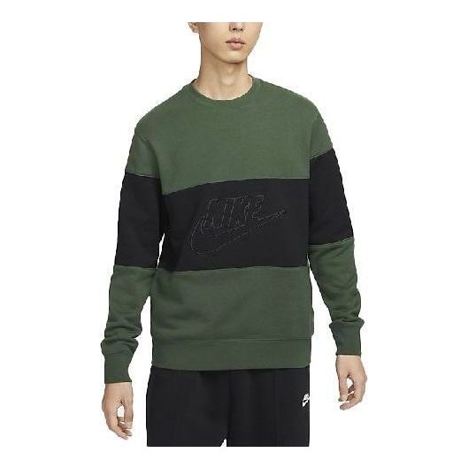 Sweater Nike Club+ Crewneck Sweatshirt Grøn | FB7849-323