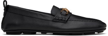 Sneakers og sko Versace Leather Driver Loafers Sort | 1017072_1A12110, 0