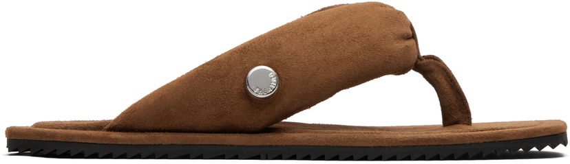Badetøj The Attico Attico Indie Flip-Flops Brun | 250WSH00797 LBT007AA