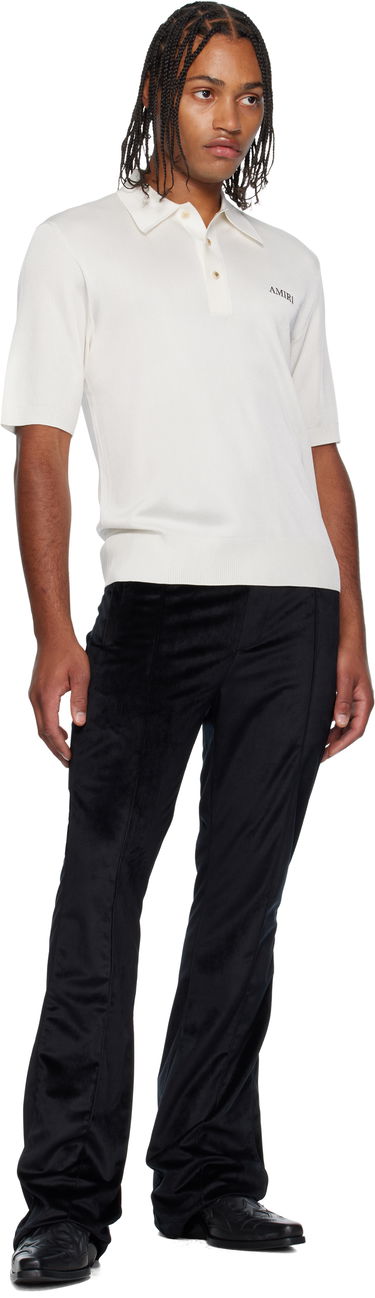 Joggingbukser AMIRI AMIRI Velvet Flare Track Pants Sort | AMPATP1023, 3