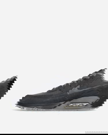 Sneakers og sko Nike Air Max 90 Velcro Heel Patch Anthracite Sort | HM0956-001, 4