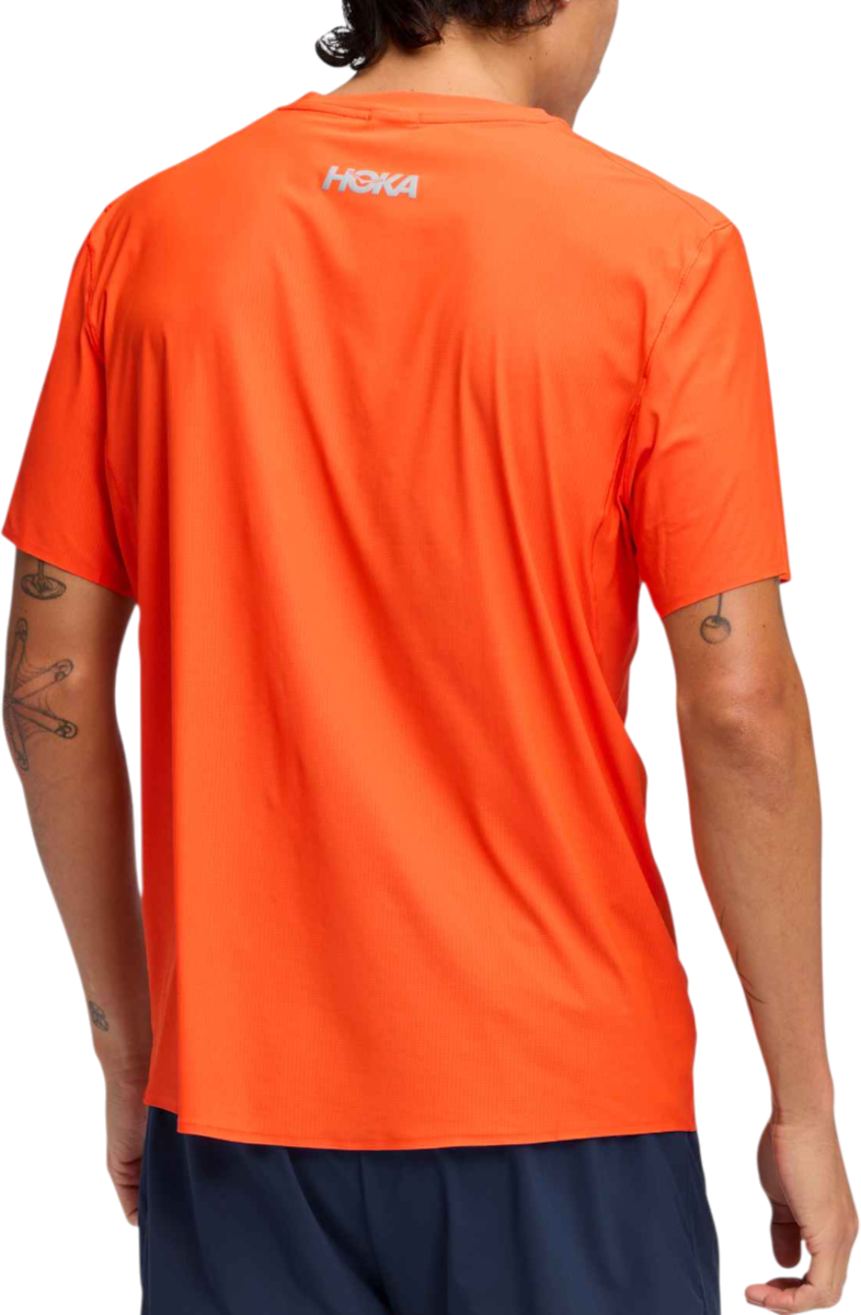 T-shirt Hoka One One Airolite 2.0 Short Sleeve T-Shirt Orange | 1175771-lva, 1