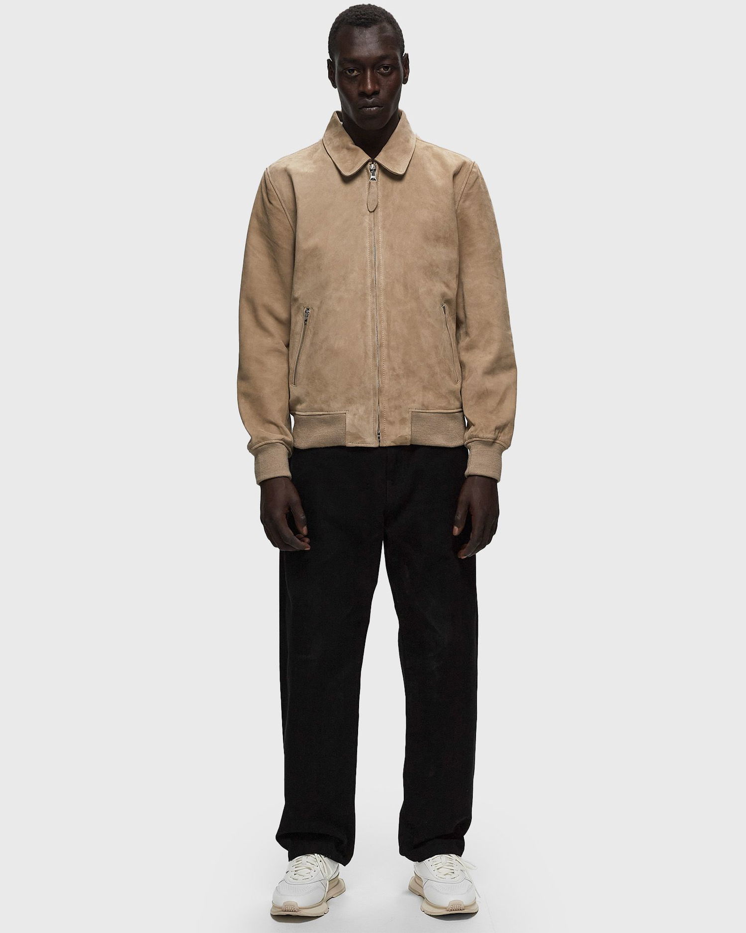 Bomberjakke Schott NYC LCYALESS Beige | LCYALESS-BEIGE, 1