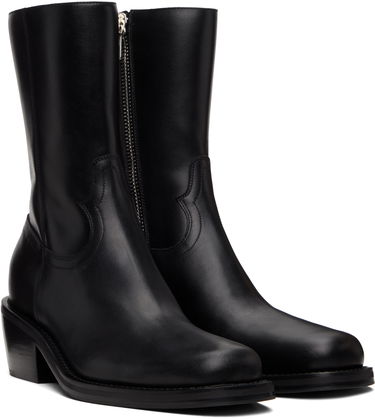 Tøj Dries Van Noten Dries Van Noten Leather Boots Sort | MS251-753, 3