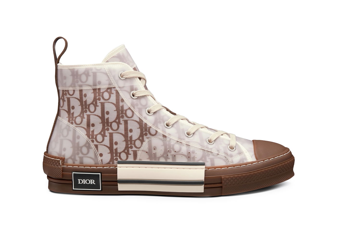 Sneakers og sko Dior B23 High Top Oblique Hvid | 3SH118ZMK_H761, 0