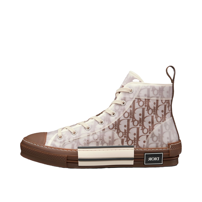 Sneakers og sko Dior B23 High Top Oblique Hvid | 3SH118ZMK_H761