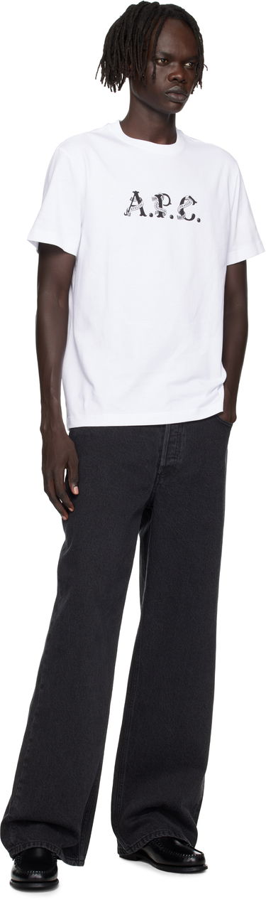 T-shirt A.P.C. A.P.C. Hugo T-Shirt Hvid | COHGS-M26543, 3