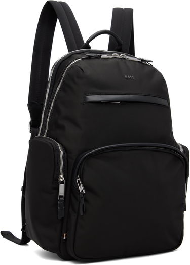 Rygsæk BOSS Canvas Backpack Sort | 50536485, 1