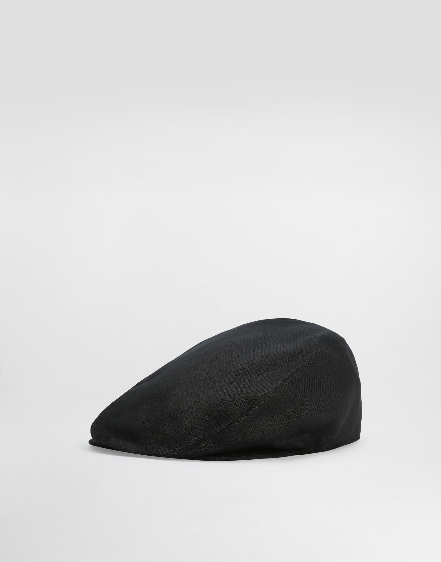 Kasket Dolce & Gabbana Dolce & Gabbana Linen Flat Cap Sort | GH587AFU4JBN0000, 0