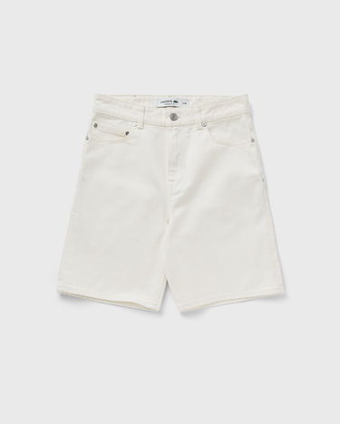 Shorts Lacoste Lacoste Straight Fit Denim Bermuda Shorts Hvid | FH9932-70V, 0