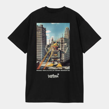 T-shirt Carhartt WIP WIP Wiptopia Short Sleeve T-Shirt Sort | I035492_9, 1