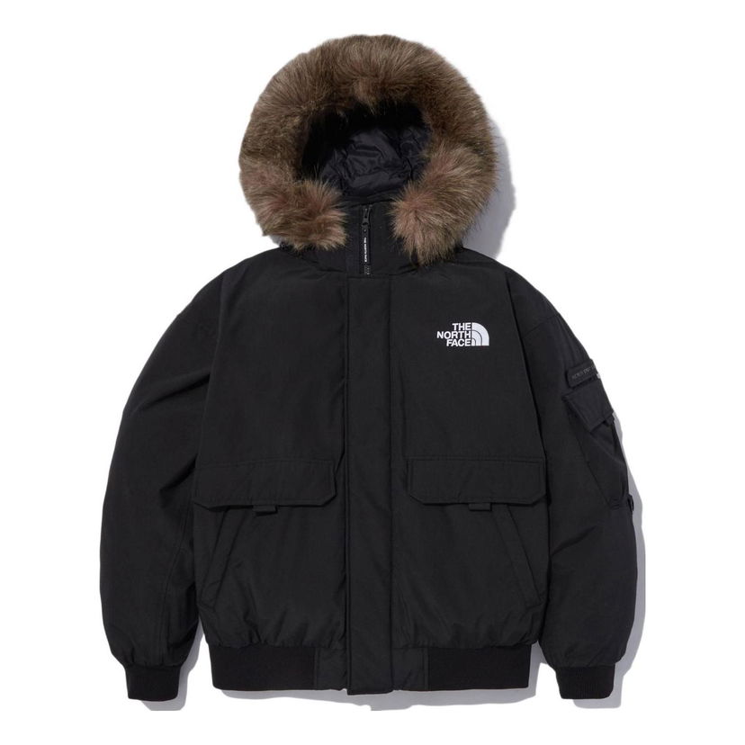 Bomberjakke The North Face Logo Polar Air Down Bomber Jacket Sort | NJ1DN86A
