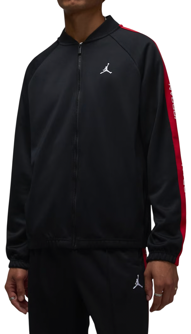 Træningsdragt Jordan Jordan Essentials Track Jacket with JORDAN Taping Sort | hf9339-011
