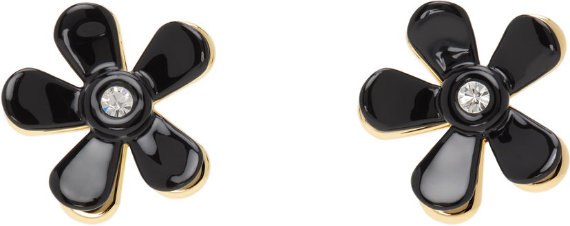Øreringe Marni Marni Flower Pop Earrings Sort | ORMV0360A0 M2000