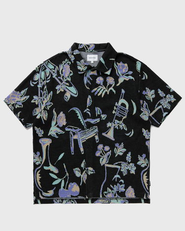Skjorte thisisneverthat Object Jacquard Top Sort | TN241TSHTS01BLK, 0