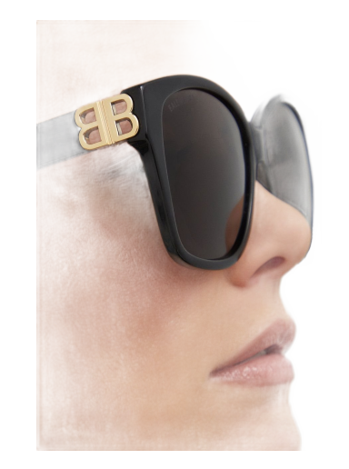 Solbriller Balenciaga Sunglasses Sort | BB0135SA