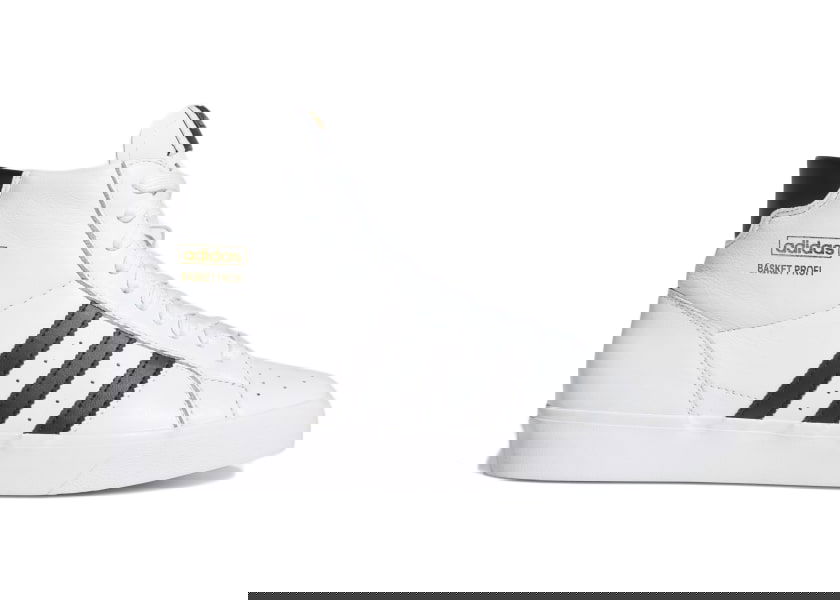 Sneakers og sko adidas Originals Basket Profi Cloud White Black Hvid | FW3108, 0