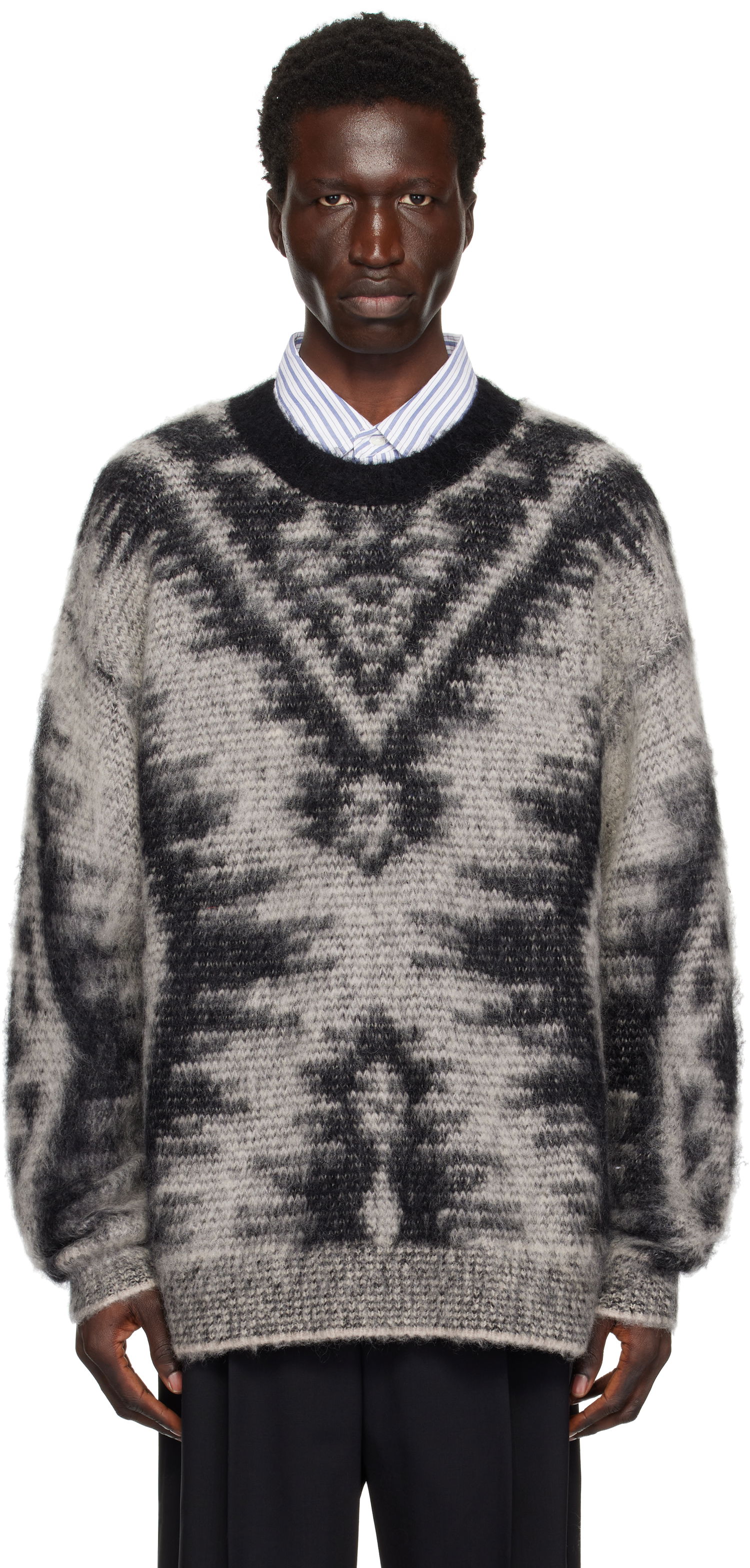 Sweater ISABEL MARANT Isabel Marant Fabo Knitted Sweater Grå | 25PPU0653HA-C1L05H, 0