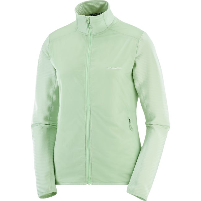 Vindjakke Salomon Lightwarm Hybrid Jacket Grøn | LC2374900, 1