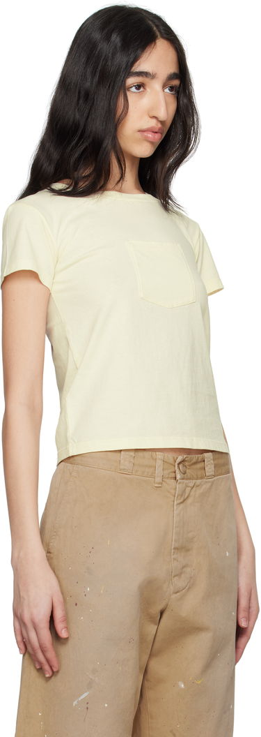 T-shirt Maison Margiela MM6 Maison Margiela Heavy Cotton Jersey Pocket T-Shirt Grøn | S62GD0195 M20108, 4
