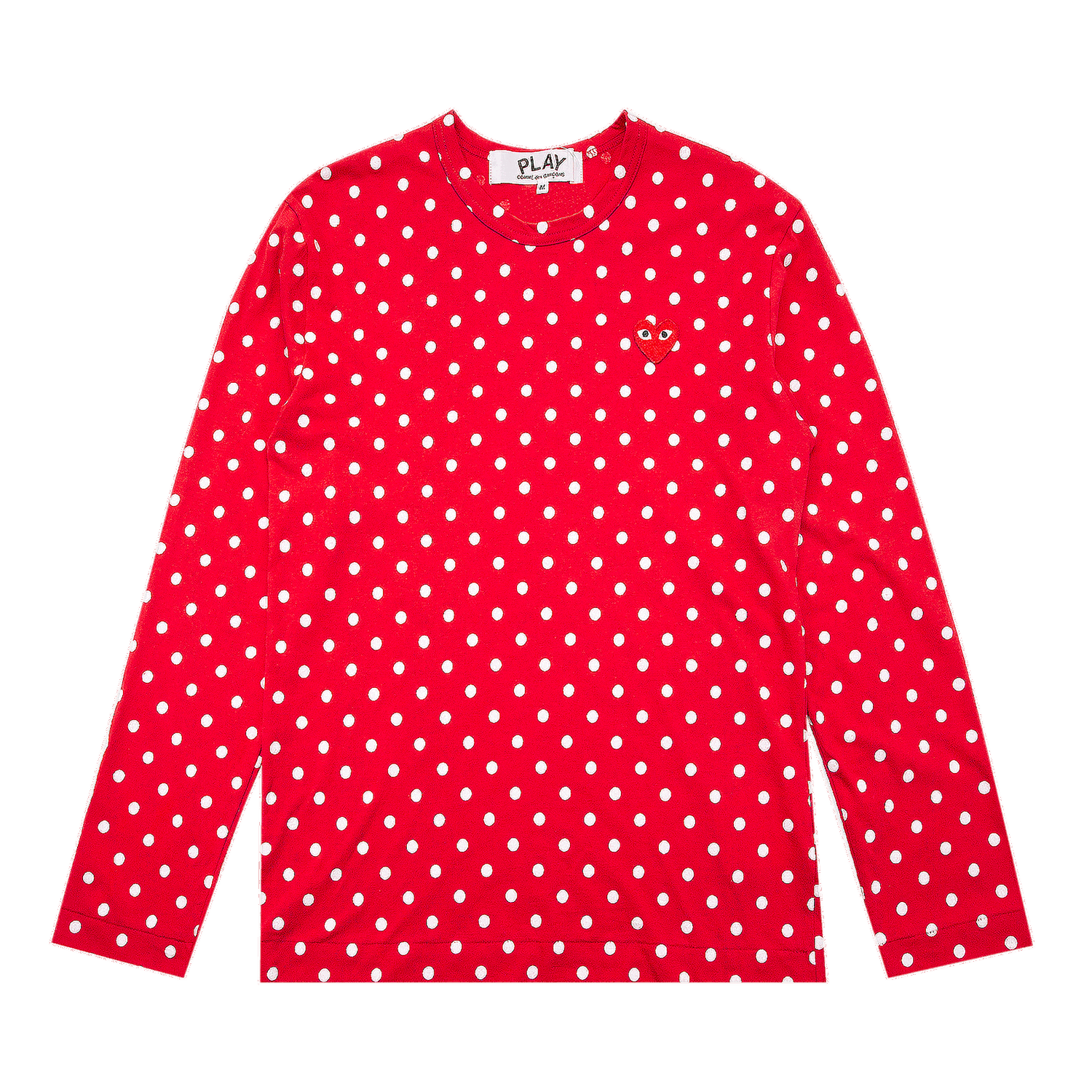 T-shirt Comme des Garçons Play Polka Dot T-Shirt Rød | AZ T166 051 3, 0