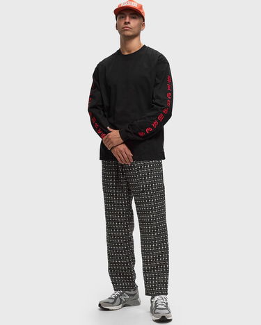 T-shirt Pleasures T-Shirt Heavyweight Long Sleeve Sort | P24F045, 2