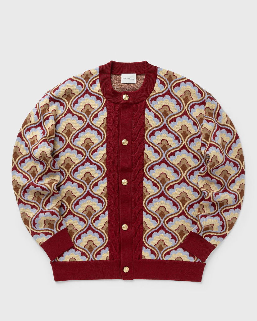 Sweater Drôle de Monsieur Drole de Monsieur Le Tapisserie Cardigan Rød | G-CA134-WO021-RD