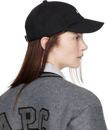 Kasket A.P.C. Designer Baseball Cap Sort | COHFK-M24069, 2