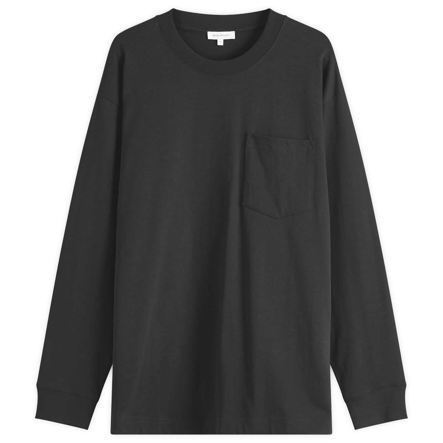 T-shirt NORSE PROJECTS Standard Heavy Loose Long Sleeve T-Shirt, Size Large Sort | N10-0213-9999, 0