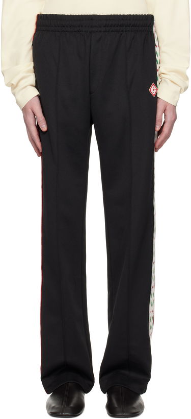 Joggingbukser Casablanca Laurel Track Pants Sort | MPS25-JTR-230-01, 0