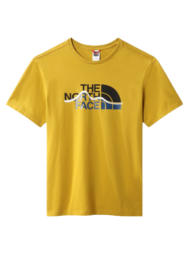 T-shirt The North Face Mountain Line T-shirt Gul | NF0A7X1N76S
