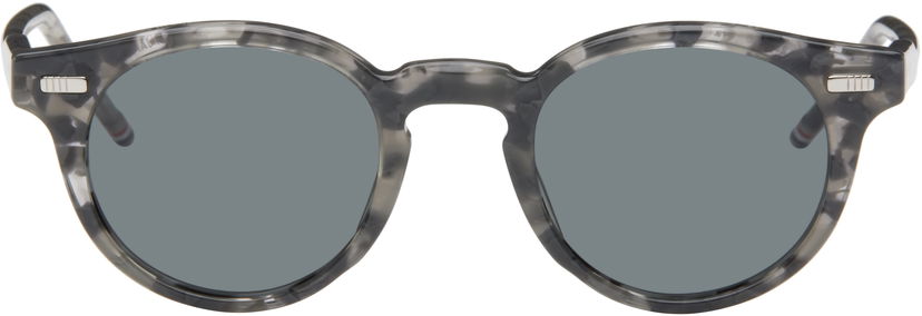 Solbriller Thom Browne Round Acetate Sunglasses Grå | UES404A-G0002