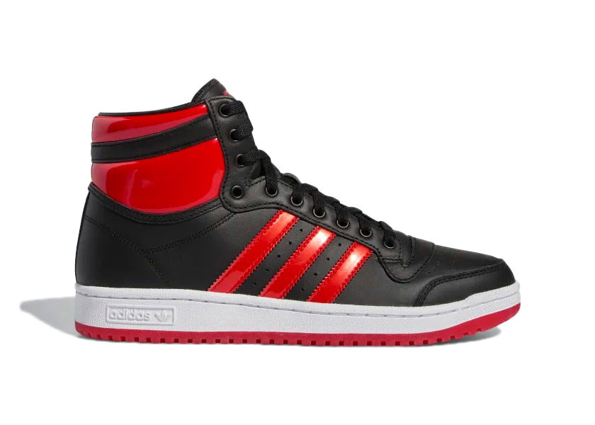 Sneakers og sko adidas Originals Top Ten Hi Core Black Vivid Red Patent Grøn | GW1615, 0