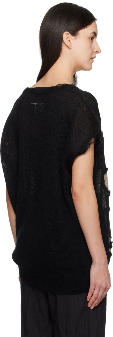 Sweater Maison Margiela MM6 Maison Margiela Abstract Distressed Knit Top Sort | S52HN0008 M13088, 2
