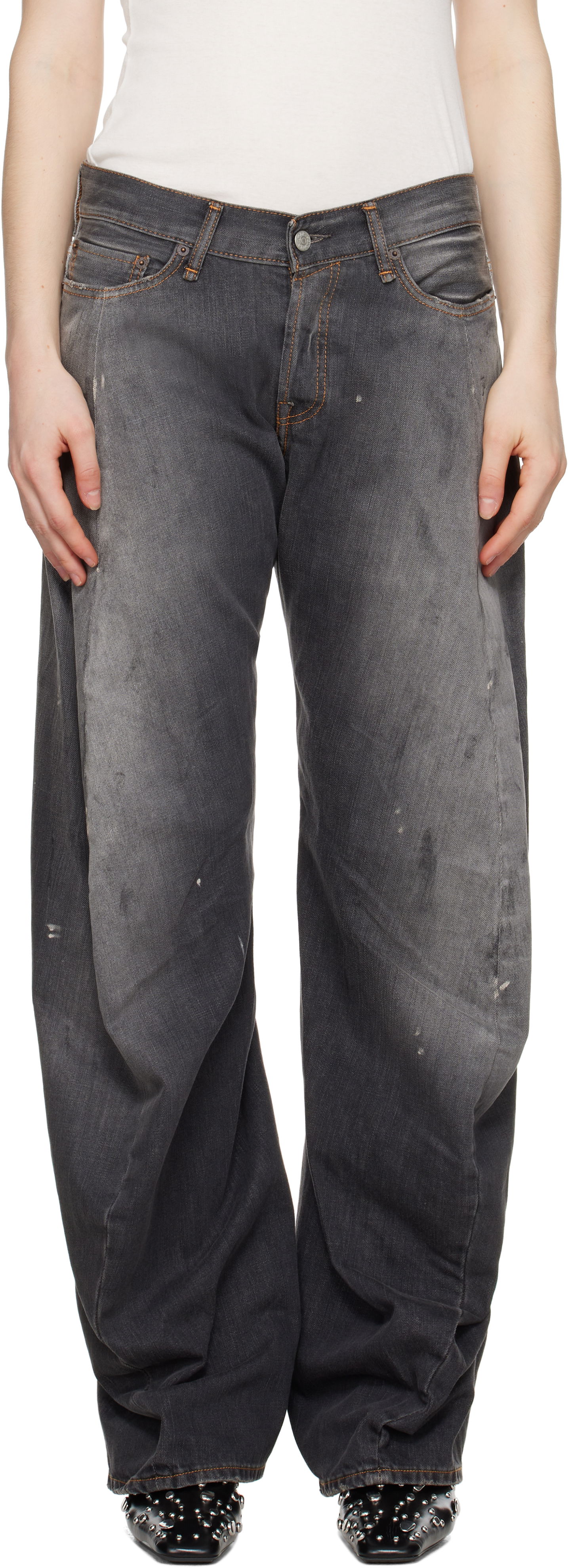 Jeans Acne Studios Acne Studios Loose Fit 2006F Jeans Grå | A00515-, 0
