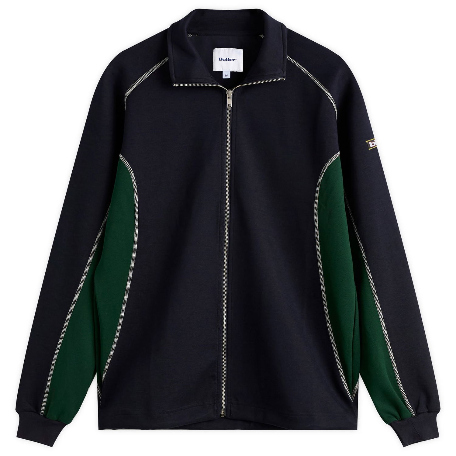 Jakke Butter Goods Warped Track Jacket Mørkeblå | BG253600-Navy, 1