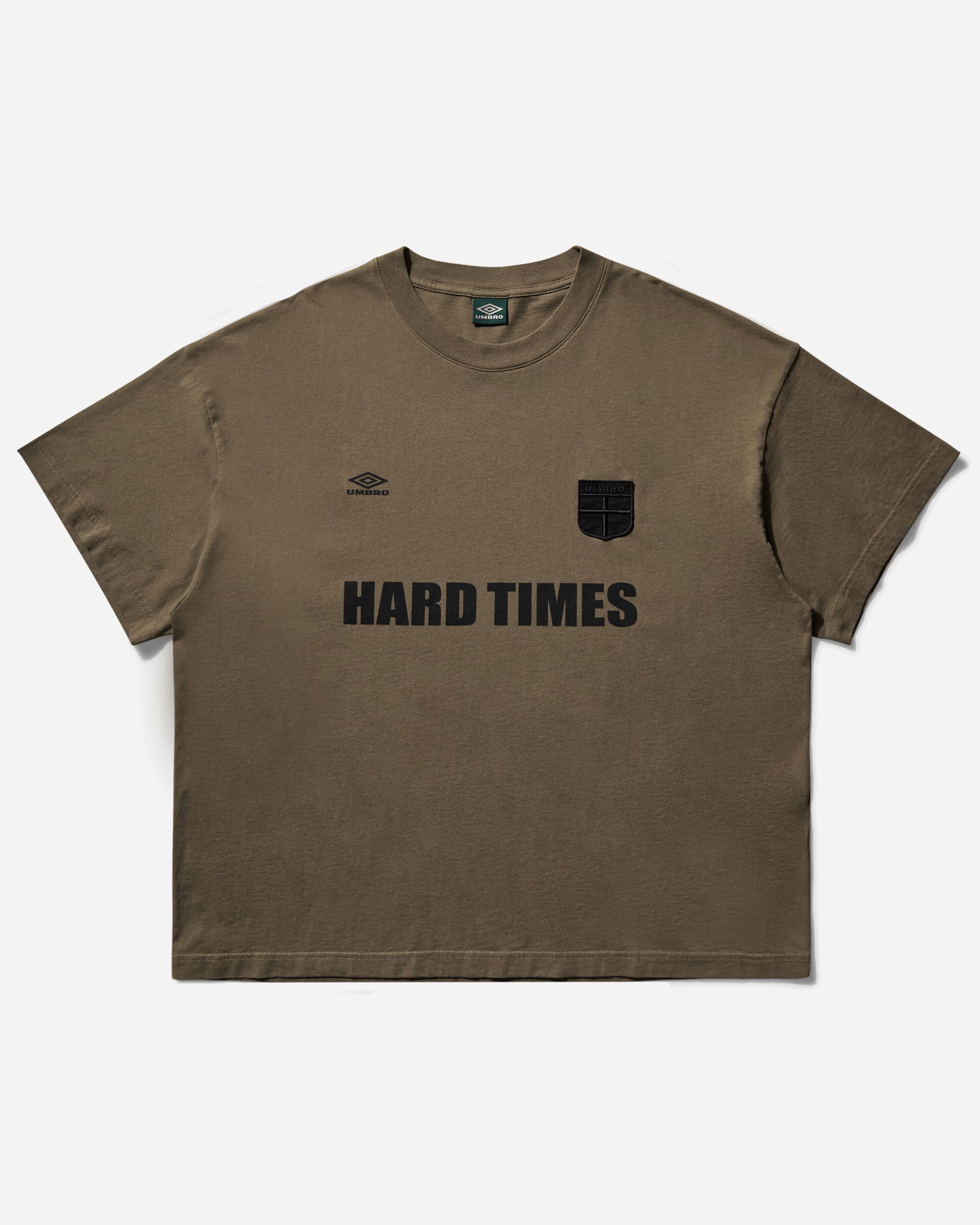 T-shirt Umbro Hard Times T-Shirt Brun | UBMW0241JY57 GRN0036, 0