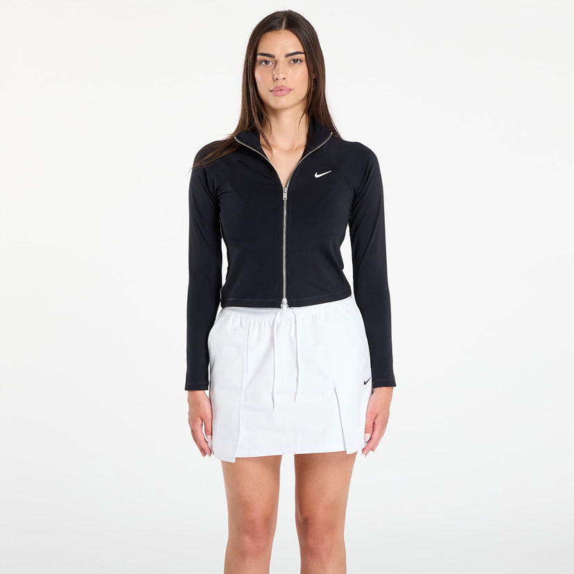 Jakke Nike Sportswear Crop Top Jacket Sort | IH4058-010