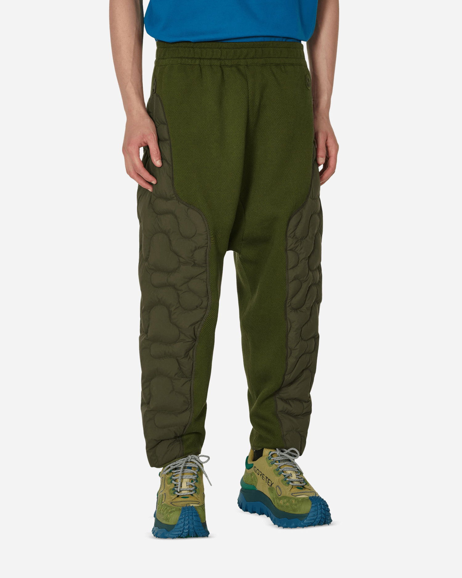 Joggingbukser Moncler Salehe Bembury Padded Grøn | 8H00001M3277 83C, 1