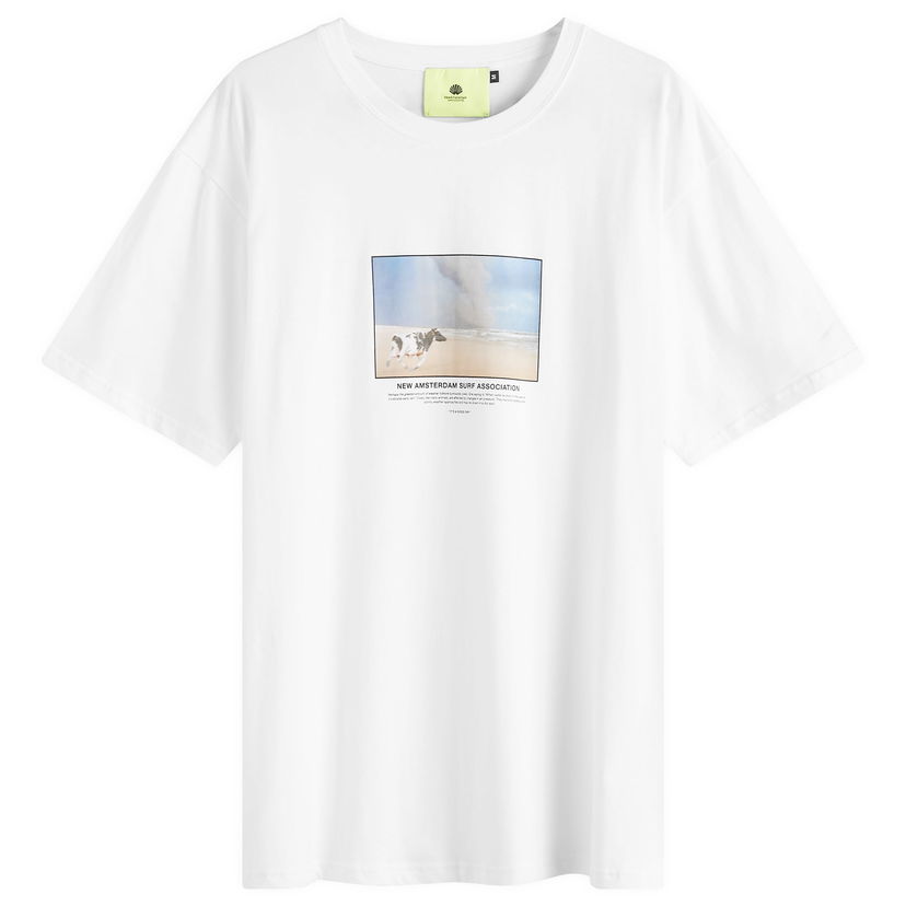 T-shirt New Amsterdam Surf Association New Amsterdam Cow T-Shirt Hvid | 2402139002