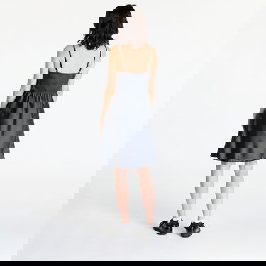 Kjole adidas Originals Satin Dress Carbon Sort | JN3015, 4