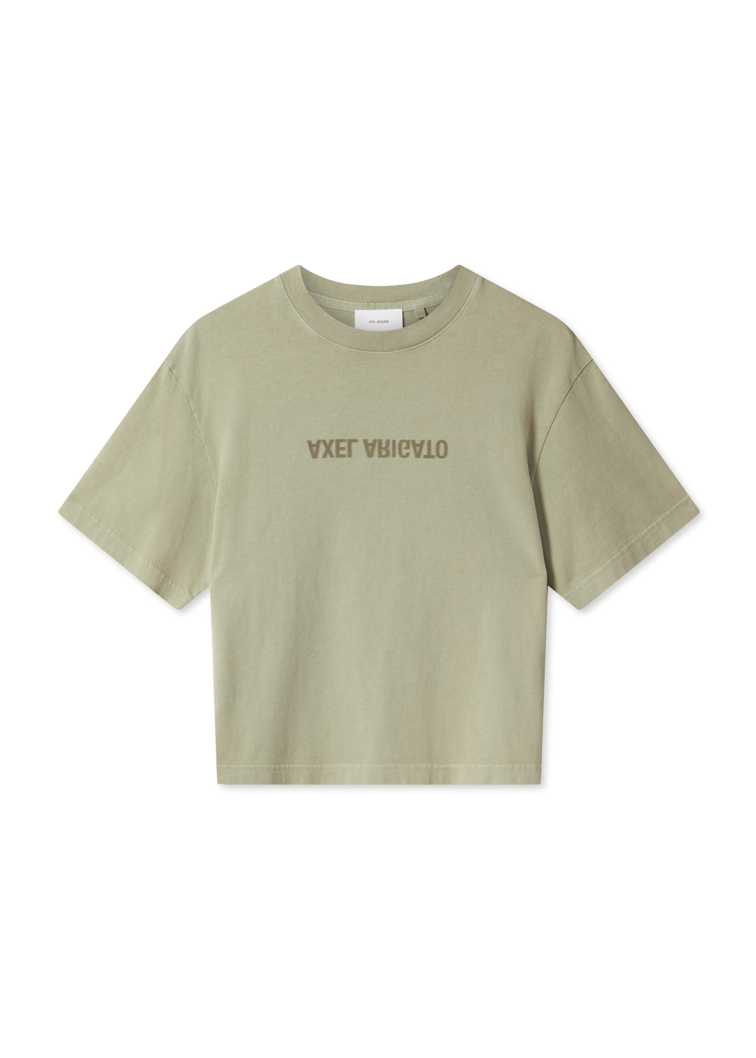T-shirt AXEL ARIGATO Distorted Text T-Shirt Grøn | A2987008, 0