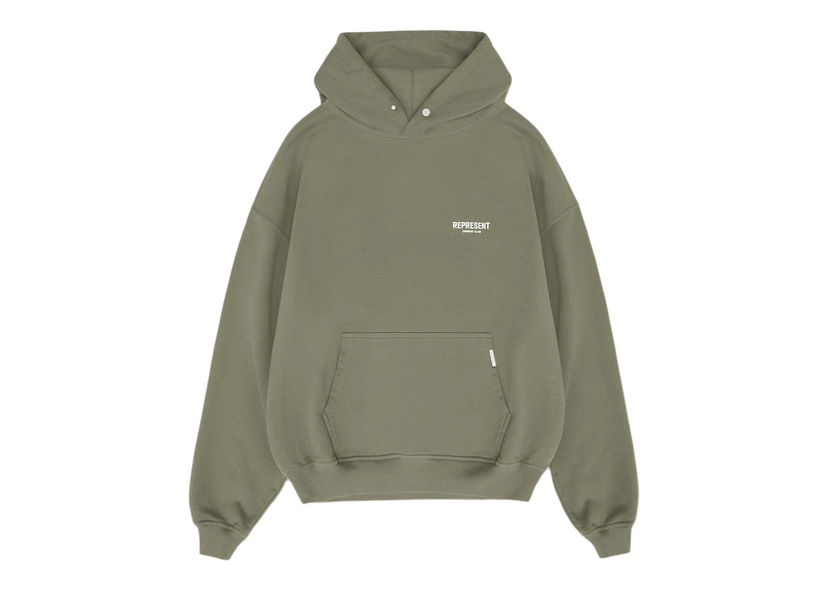 Sweatshirt Represent Clo Represent Owners Club Hoodie Olive Grøn | MH4004-07