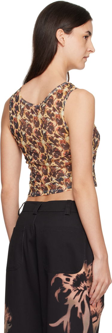 Tanktop Collina Strada Collina Strada Leopard Peony Dachi Cardio Top Gul | XX3022, 2