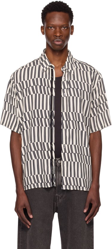 Skjorte rag & bone Rag & Bone Dalton Printed Short Sleeve Shirt Flerfarvet | MBW25PA026LVML, 0
