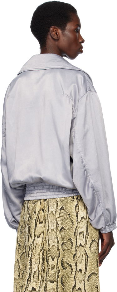 Bomberjakke Dries Van Noten Dries Van Noten Twill Bomber Jacket Grå | 251-010505-1426, 2